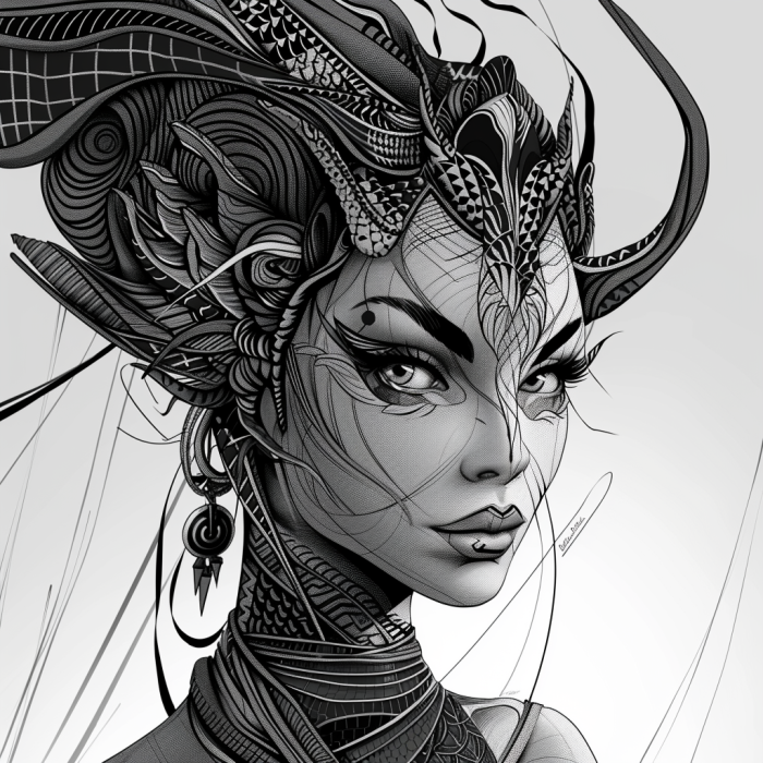 Female Head Sketch