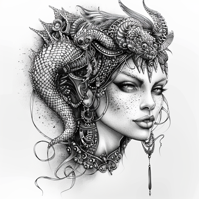 Female Head Sketch
